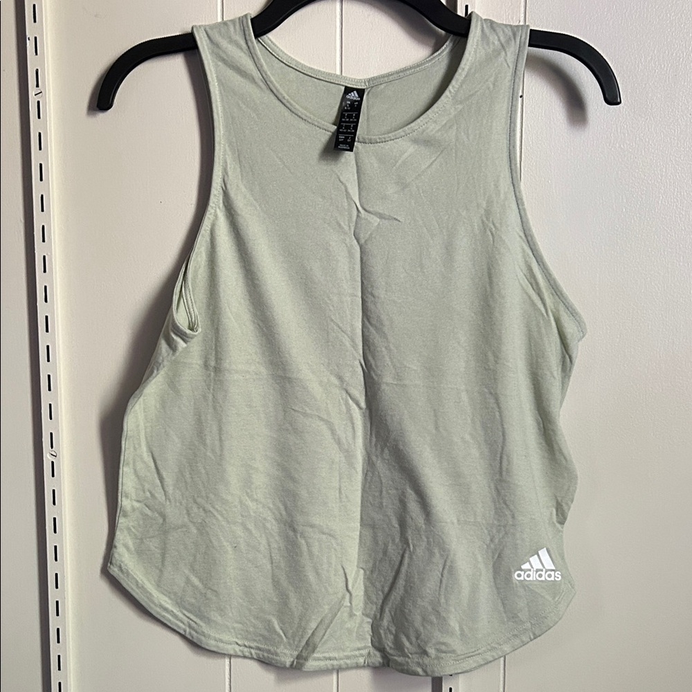 adidas Light Mint Green Women's Tank Top